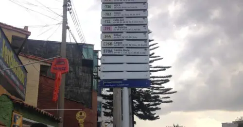 PARADERO SITP ESCUELA DE INFANTERIA  016A01